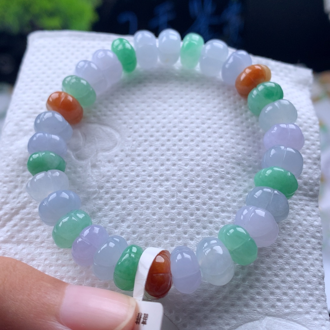 未镶嵌手链翡翠卡9.5