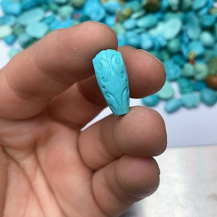 绿松石珠宝奇石未镶嵌