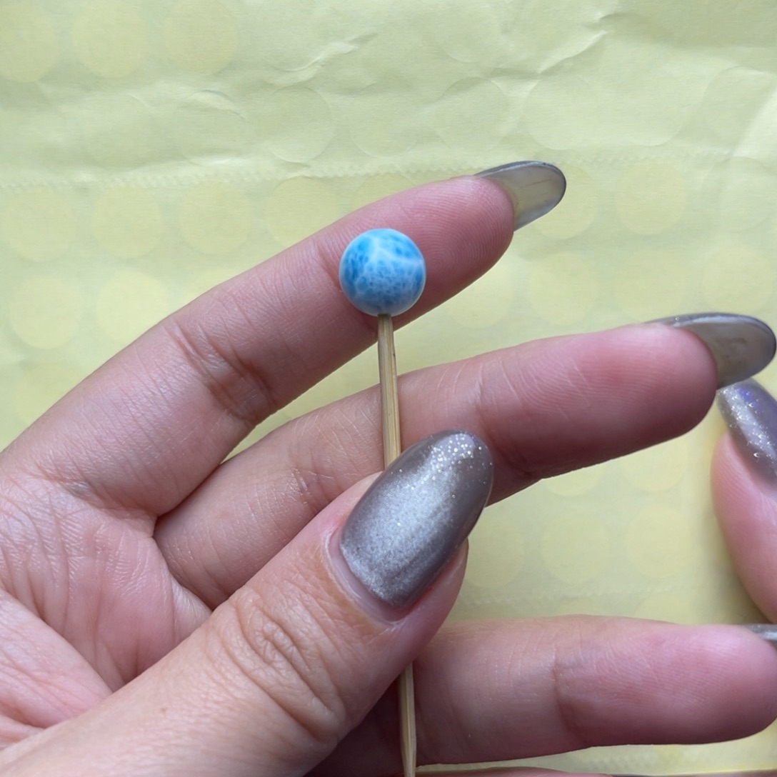 未镶嵌针钠钙石（海纹石）珠宝半成品