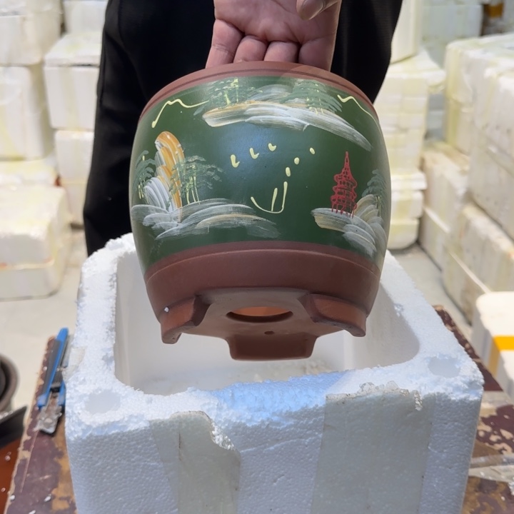 紫砂花盆瑕疵和瑕疵