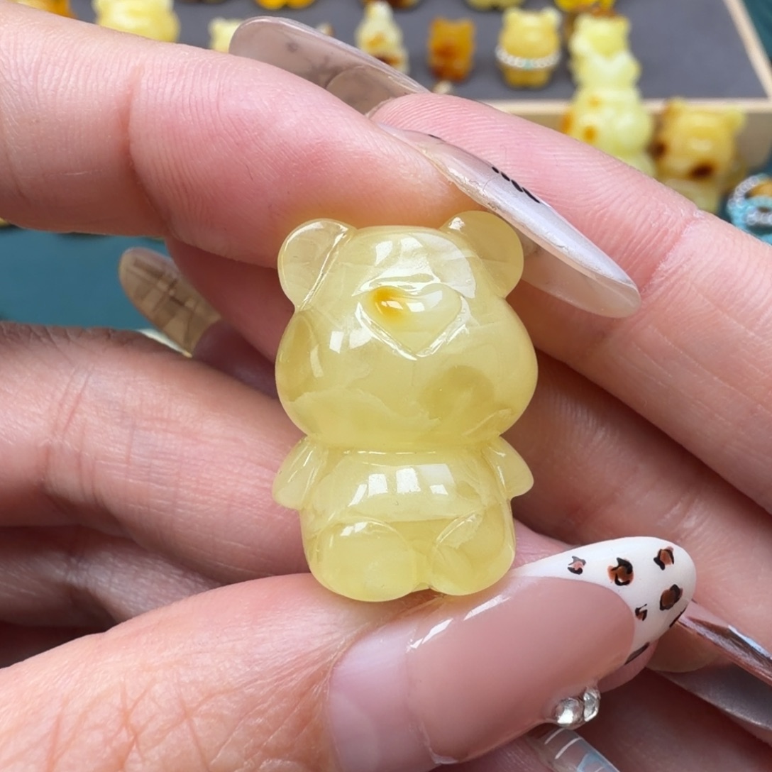 琥珀未镶嵌裸石蜜蜡