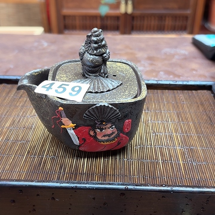 纯手工制作粗陶茶具