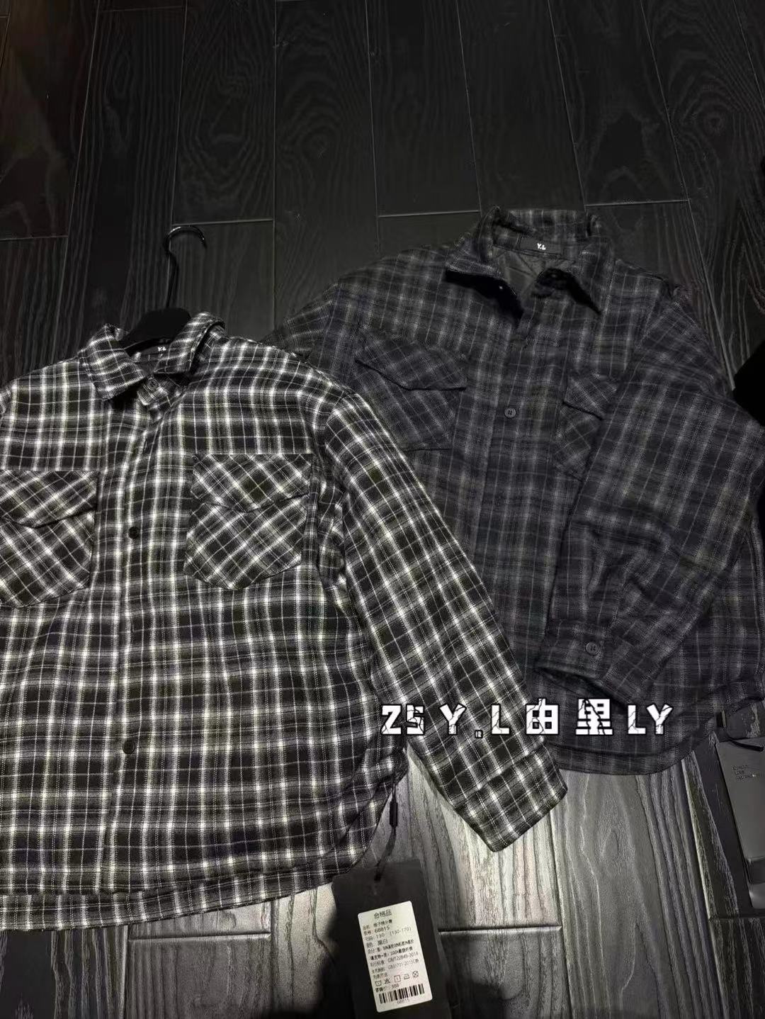 【737-YL】男童冬季格子棉外套中大童秋冬外套