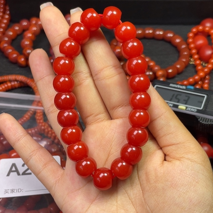 手链未镶嵌南红玛瑙采*