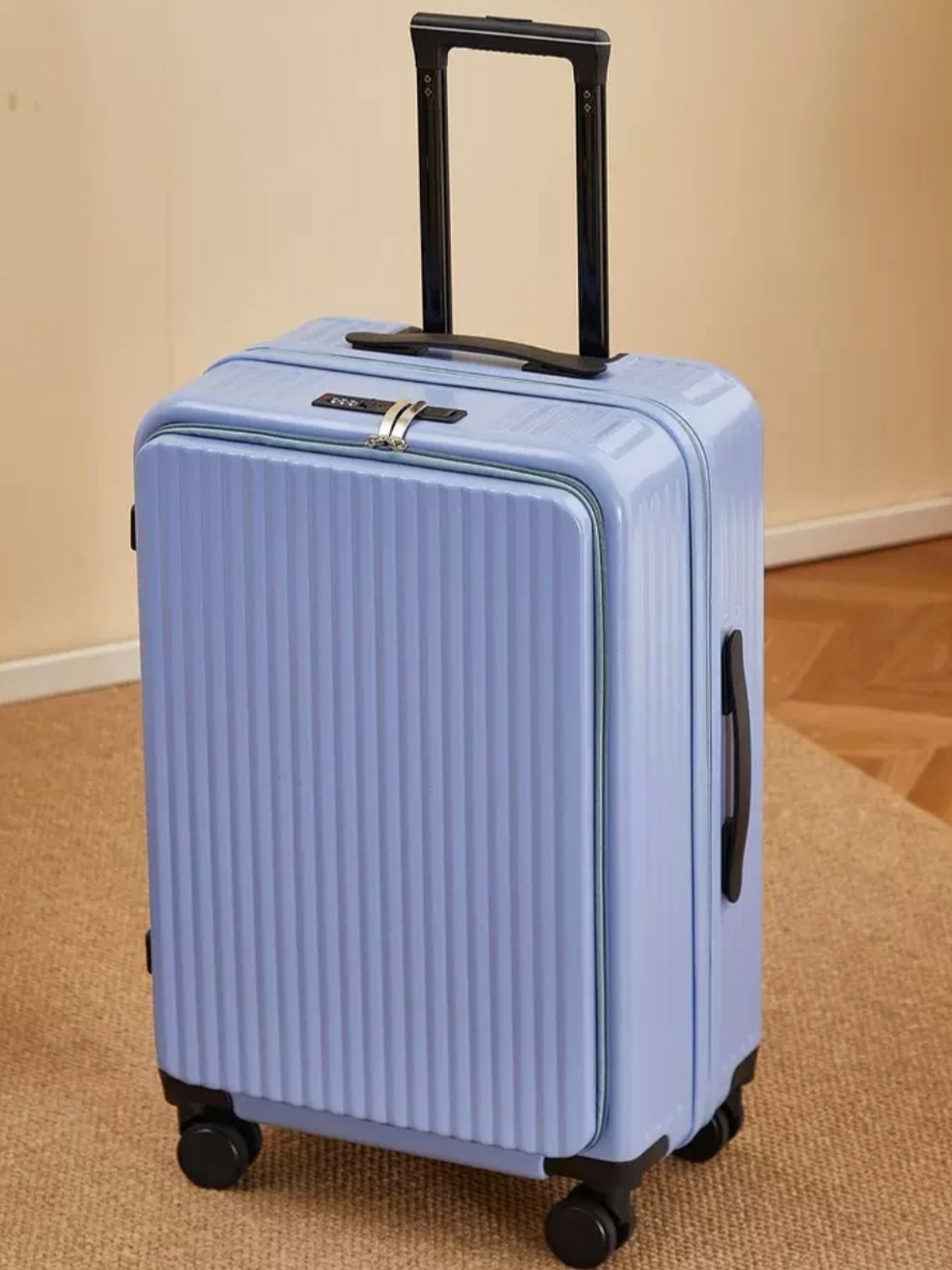 外贸订单行李箱大容量深仓一九开前盖大开盖休闲旅行箱