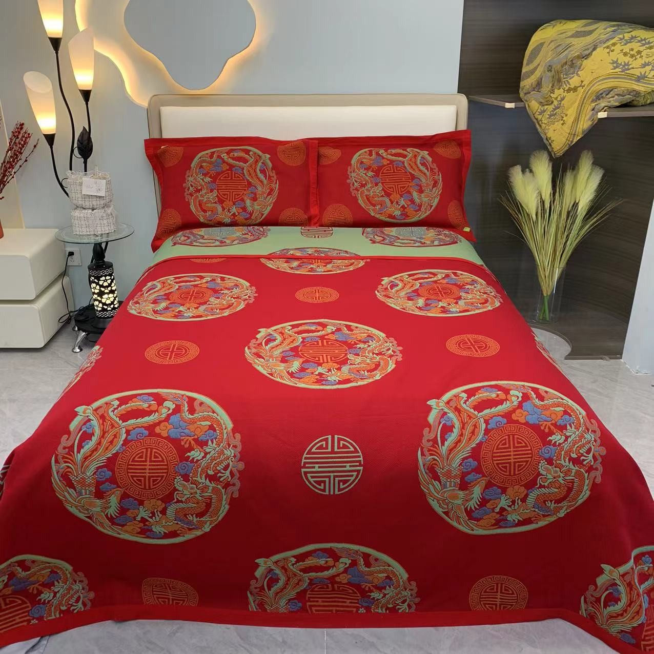 床盖盖毯--龙飞凤舞230*250