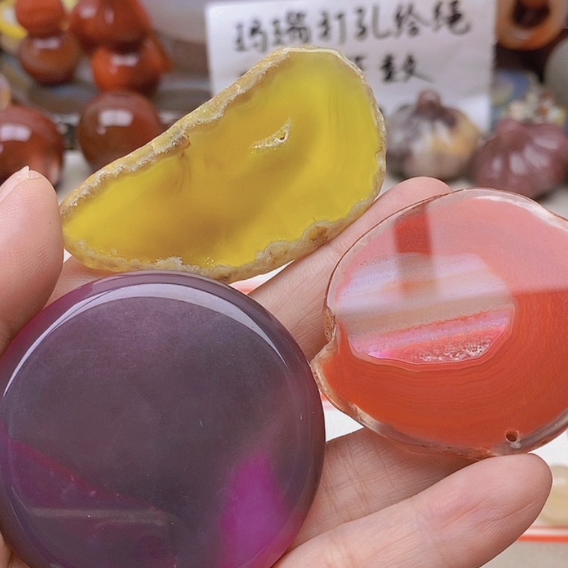 【闪购商品】未镶嵌玛瑙/玉髓珠宝半成品杠****?