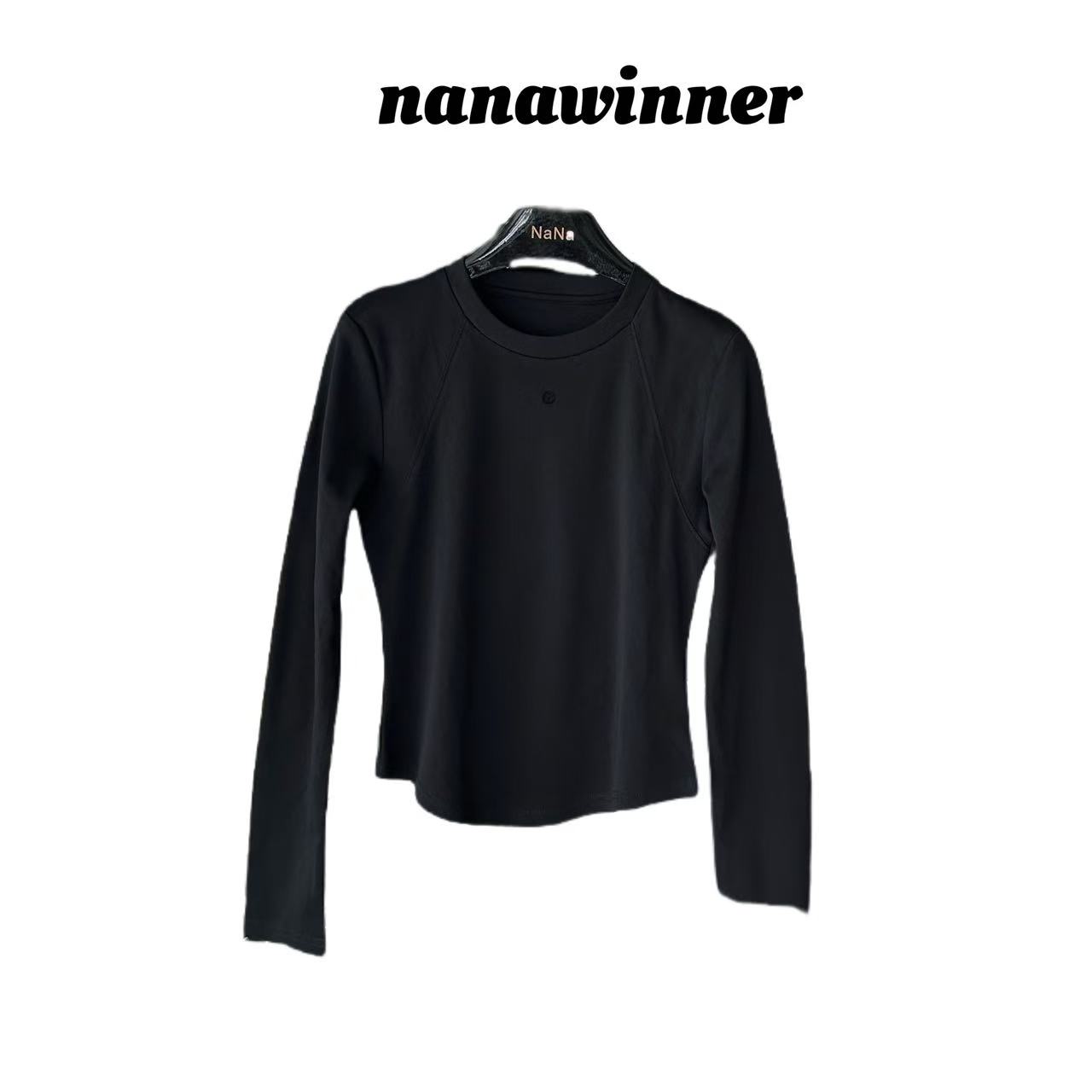 nanawinner【莱蒙小衫】修身百搭显瘦长袖小衫