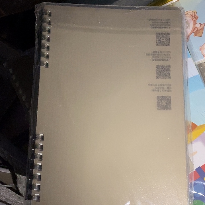 活页笔记本，里面是小正方形格的，发五本