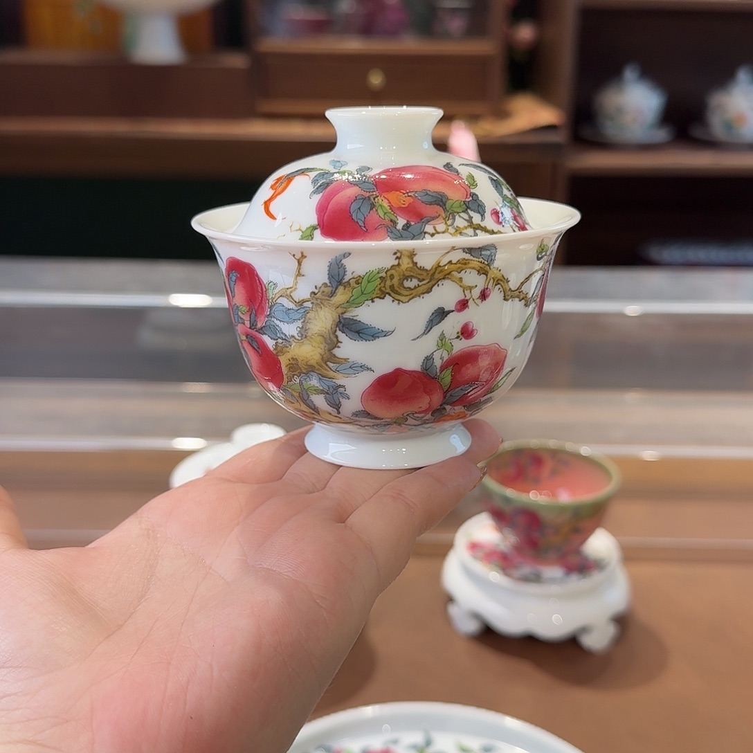 珐琅彩主人杯茶具系列