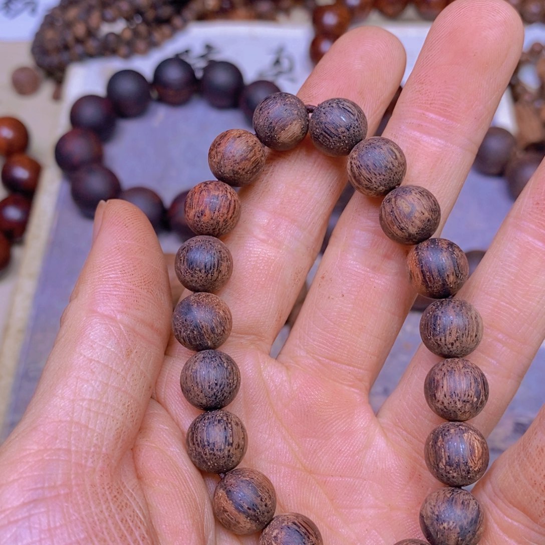 降真香手串/手链降真香东芝料绿油1.0超一挡