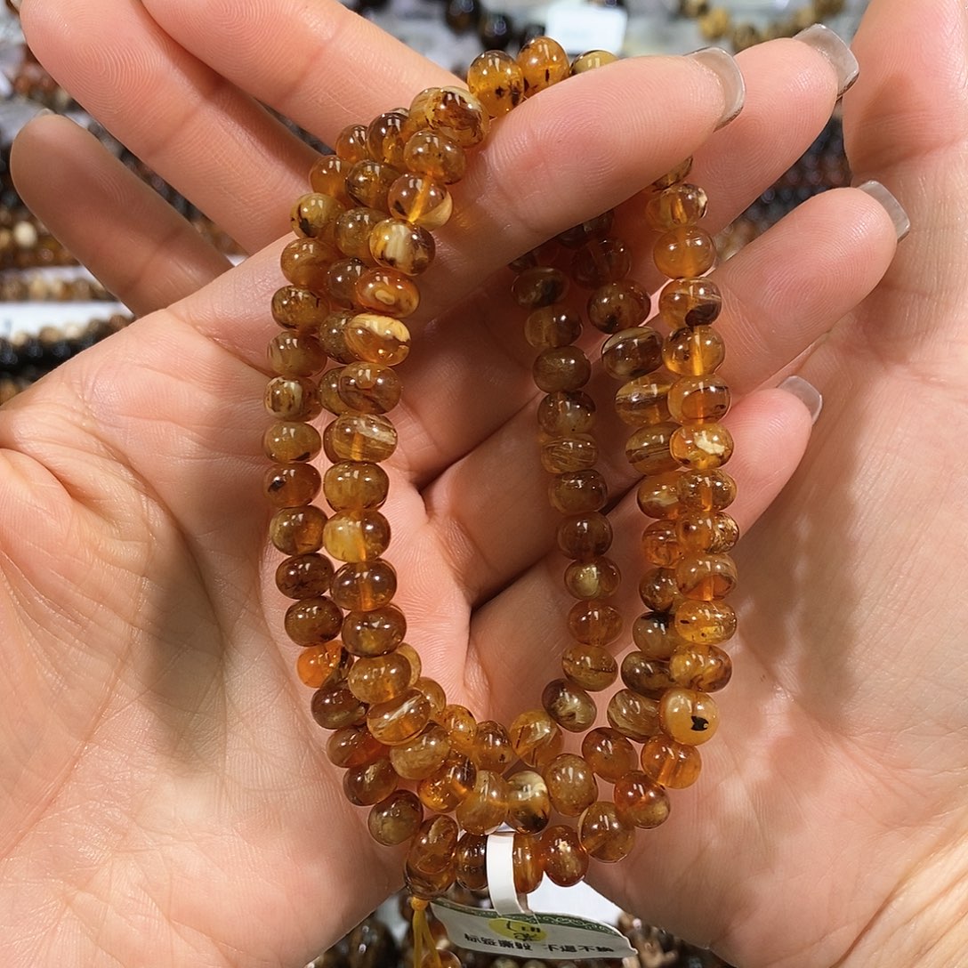 琥珀未镶嵌手链抚顺琥珀