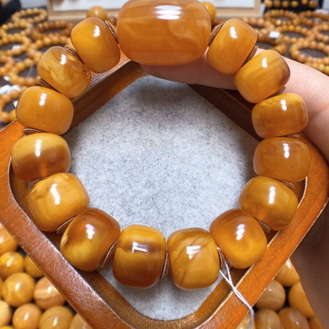 蜜蜡手链未镶嵌蜜蜡