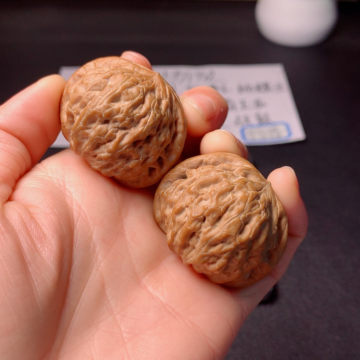 【闪购商品】文玩核桃把件给****光铁锤41