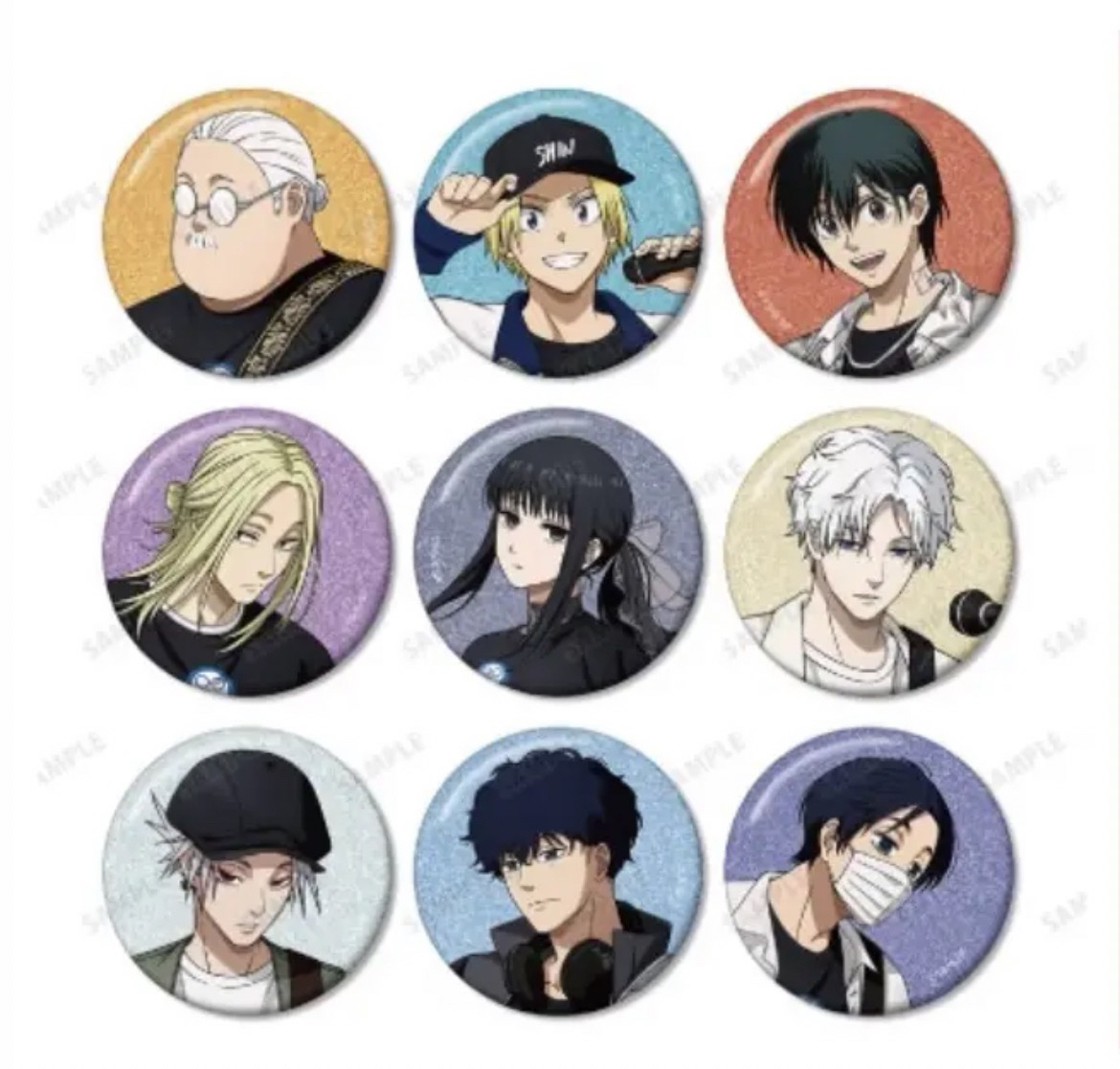 【拆盒】坂本日常 塔店摇滚卡牌吧唧