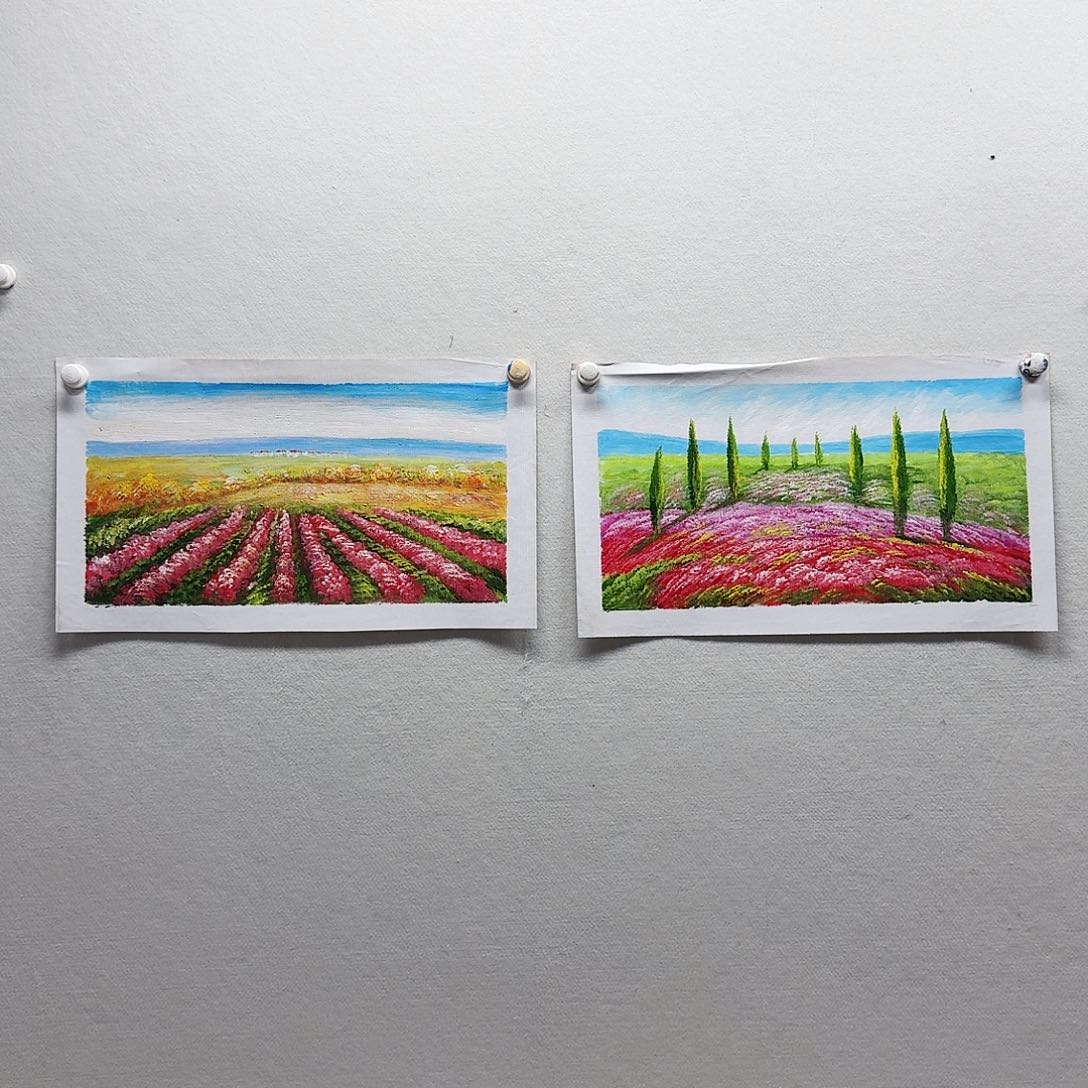 原创手绘作品油画123456