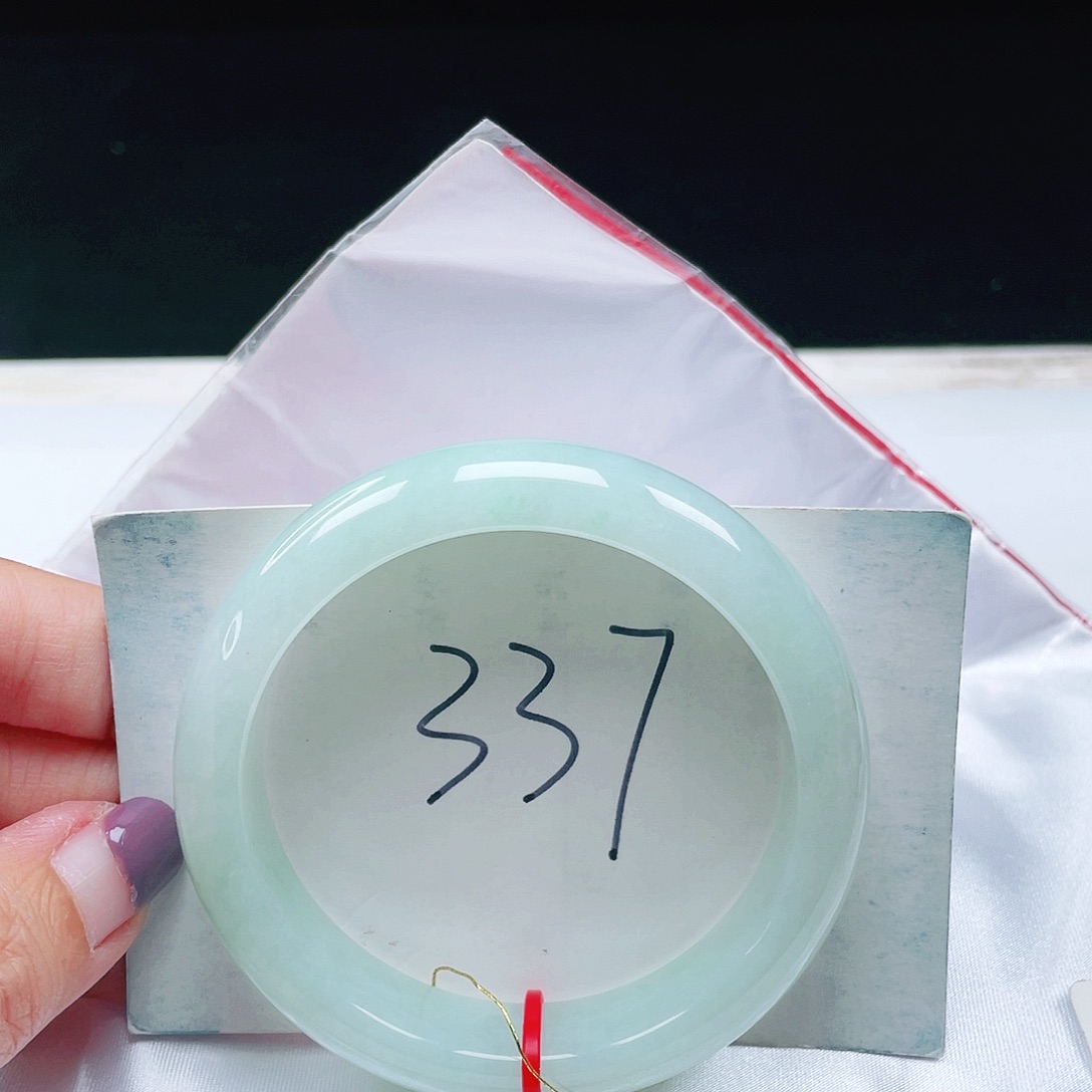 翡翠未镶嵌手镯缅甸翡翠55