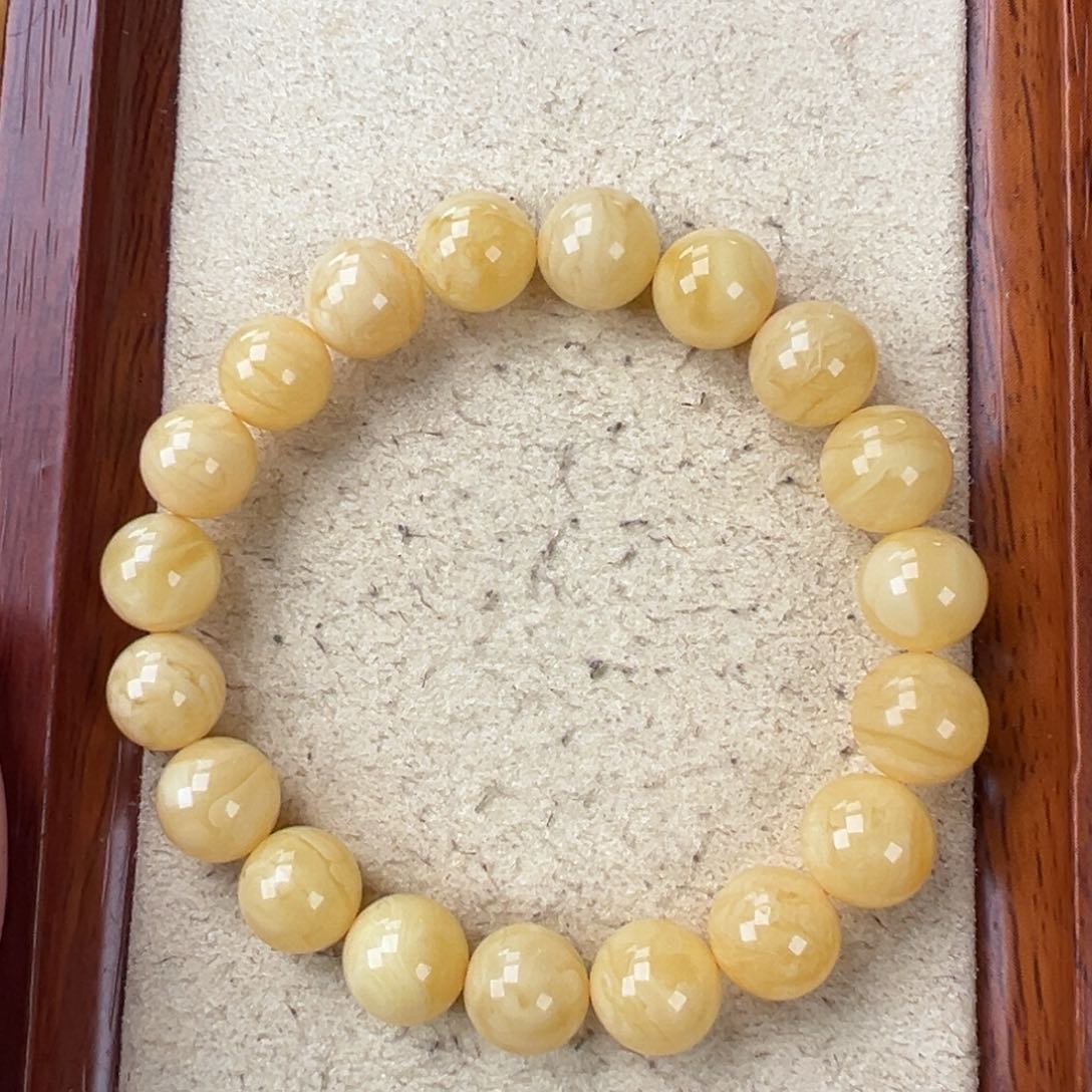 琥珀手链未镶嵌11.51白腊