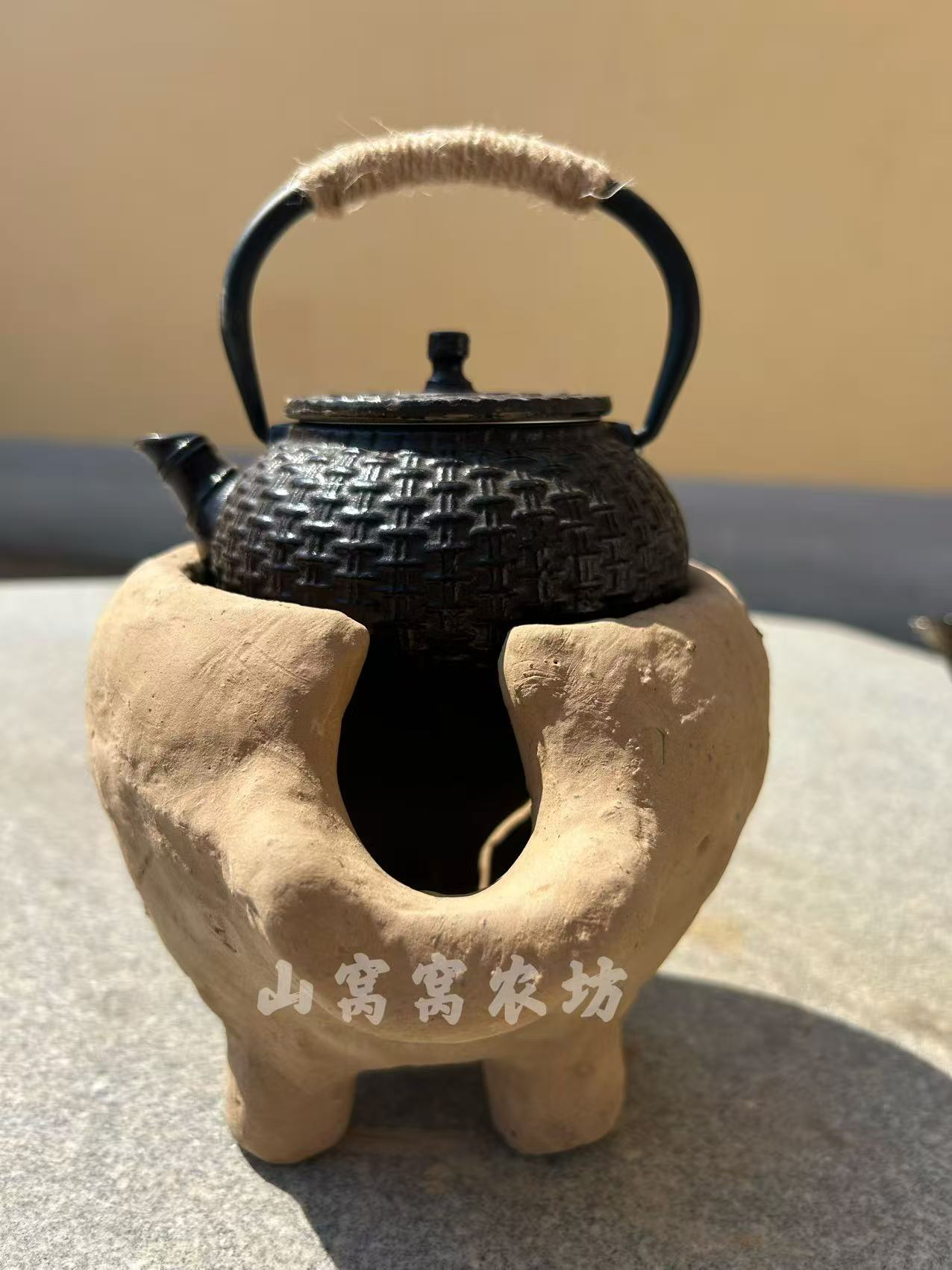 【山窝窝农坊】手工泥炉老式家用小土炉柴火炉煮茶炉元宝炉包邮价