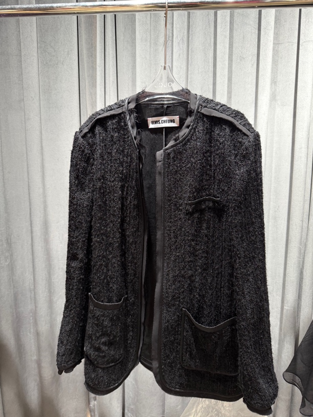 ELVIS.CHEUNG蒋云黑色小香风西服外套