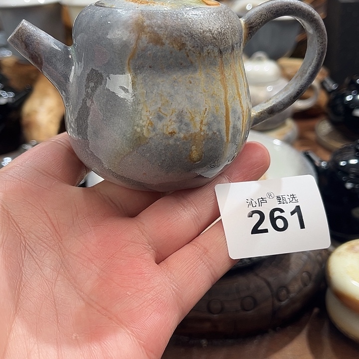 沁庐柴窑古法柴烧全手工茶具