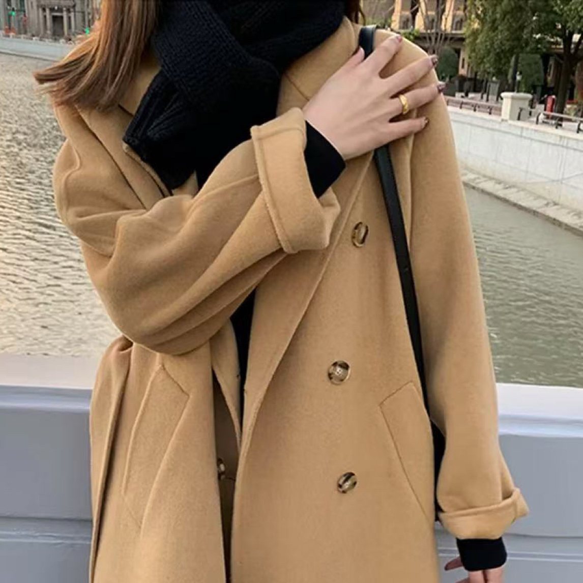01款韩版休闲大衣非全❤️瑕疵品介意勿拍