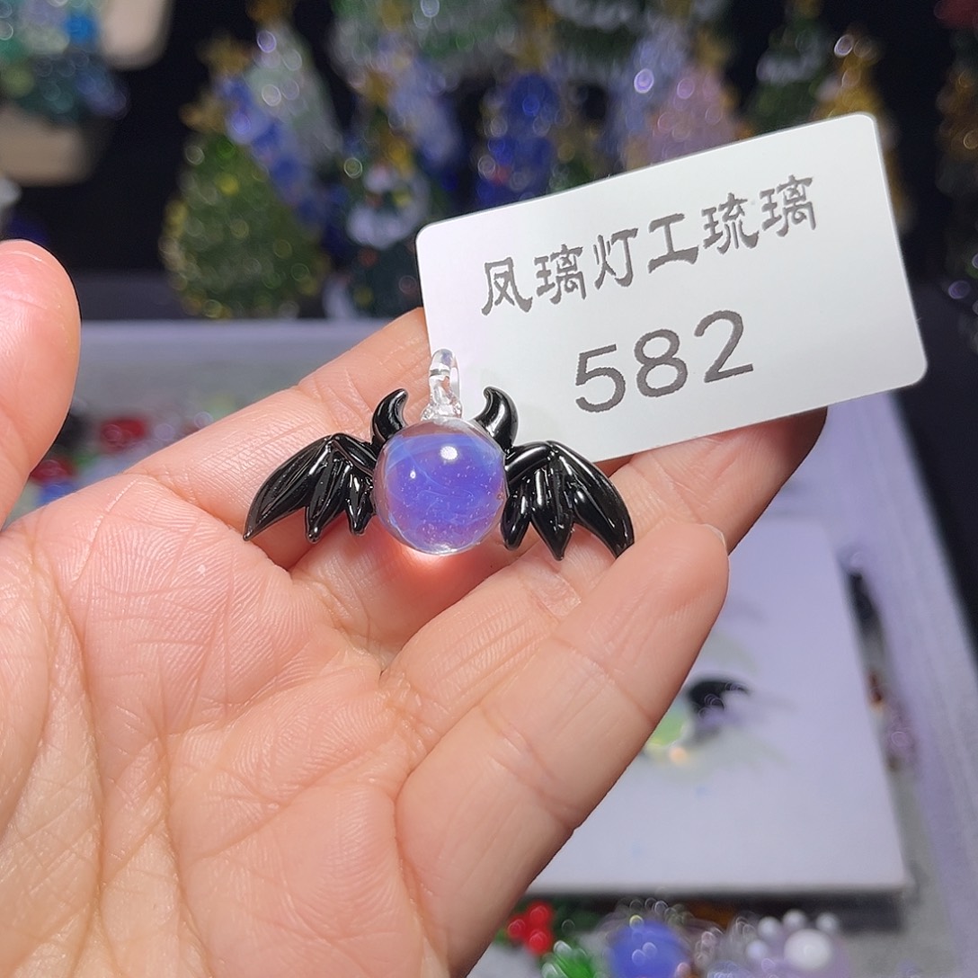 吊坠（不含链）玻璃582恶魔