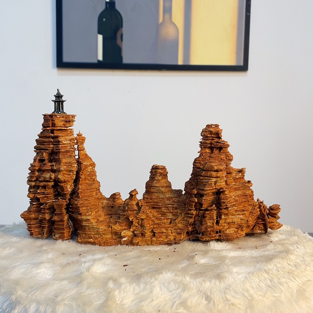 松***阁石材灵璧石精美摆件