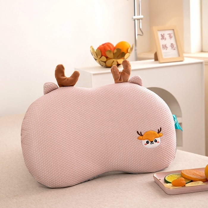 夏季凉感童趣记忆枕 可爱慢回弹枕芯儿童专用透气不闷汗