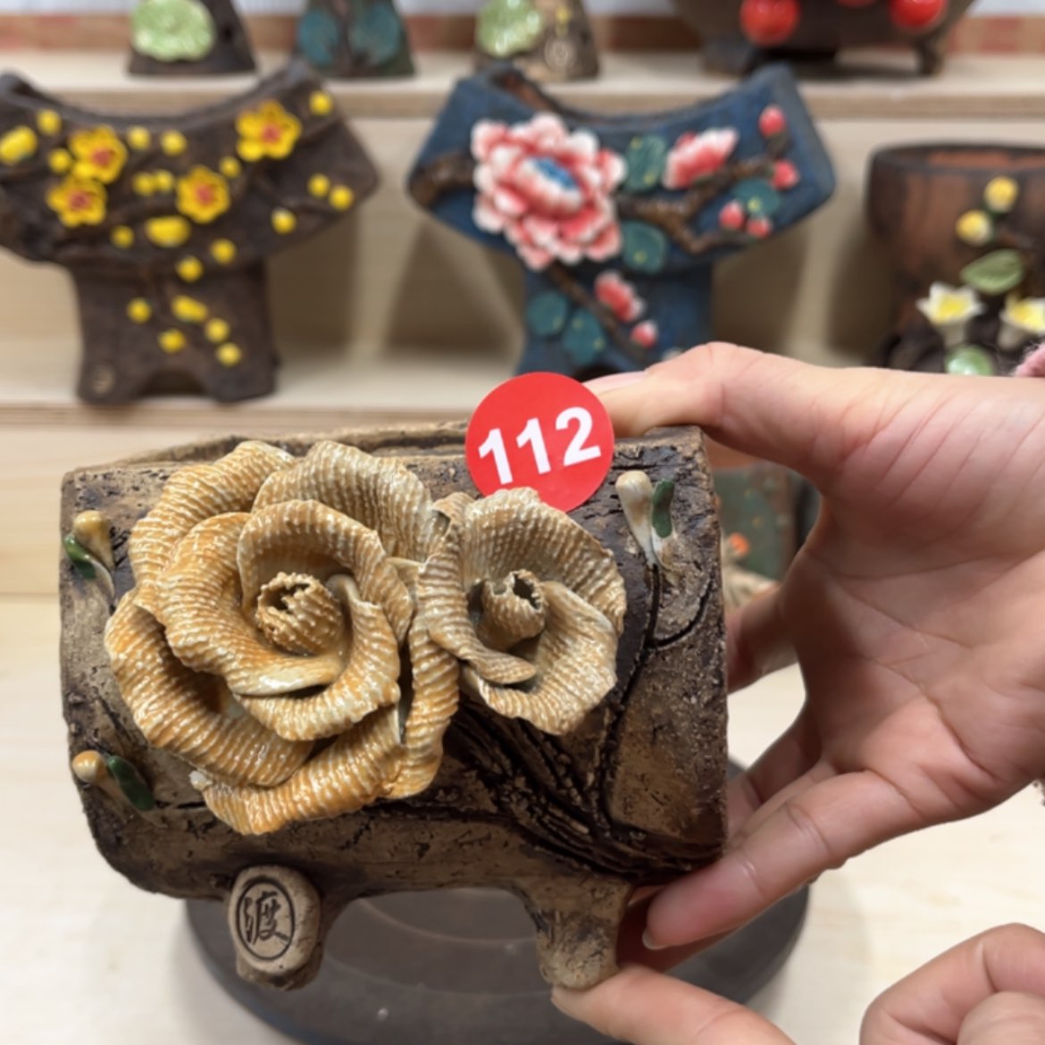【闪购商品】紫砂花盆112号内口10×7外高11