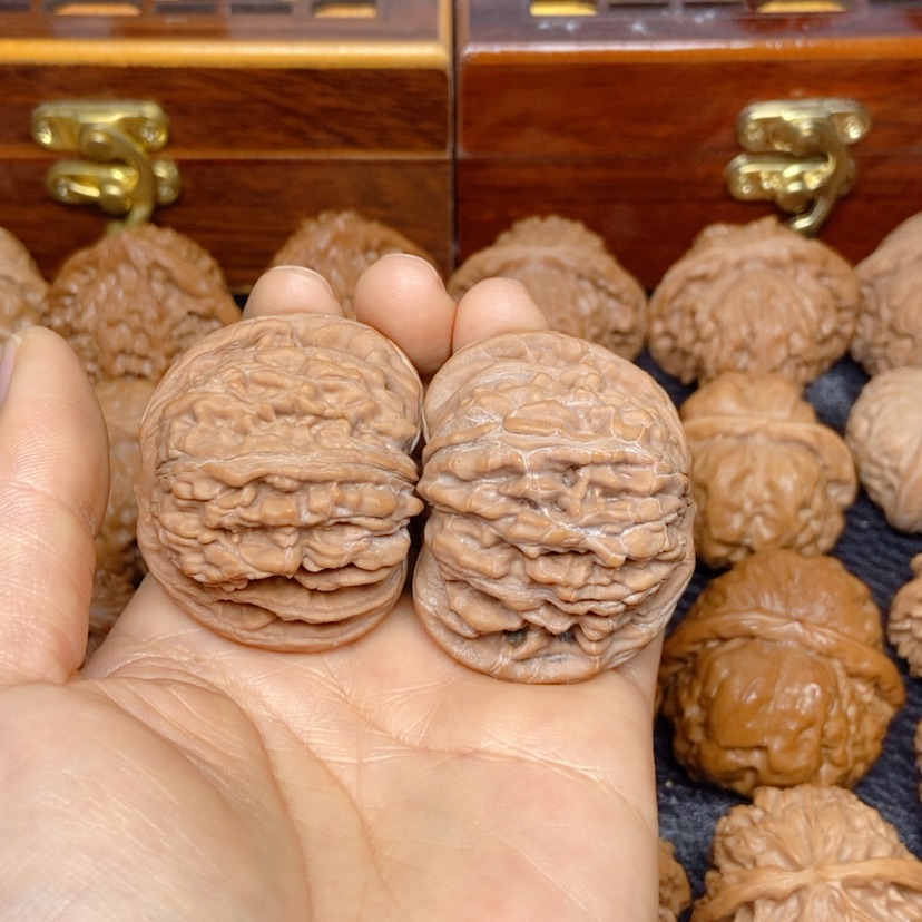 【闪购商品】文玩核桃吊坠何*四座楼45