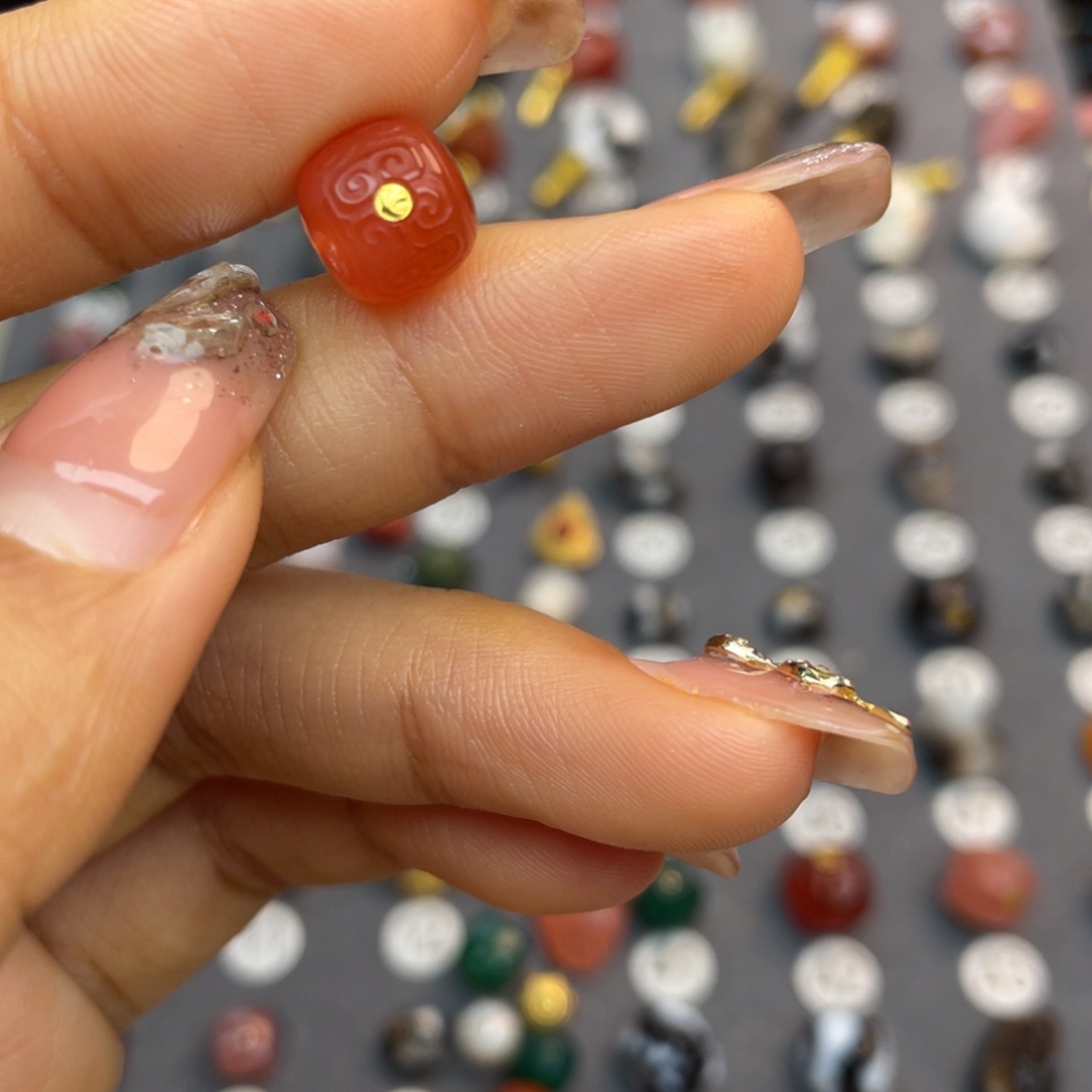 玛瑙/玉髓配饰合金