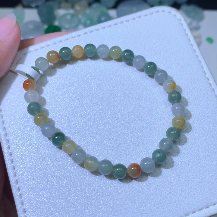 翡翠手链未镶嵌手串