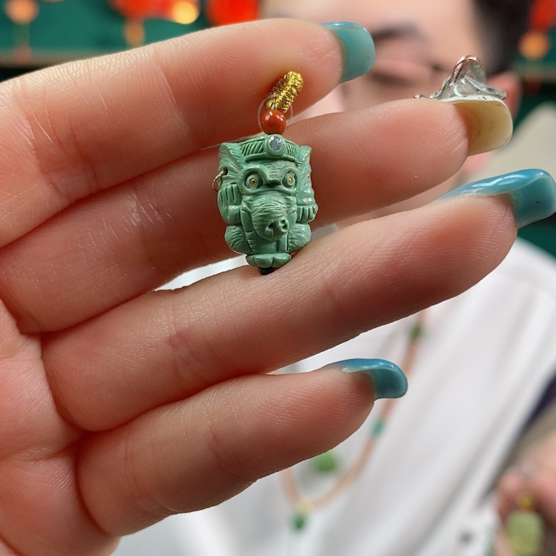 绿松石珠宝奇石未镶嵌