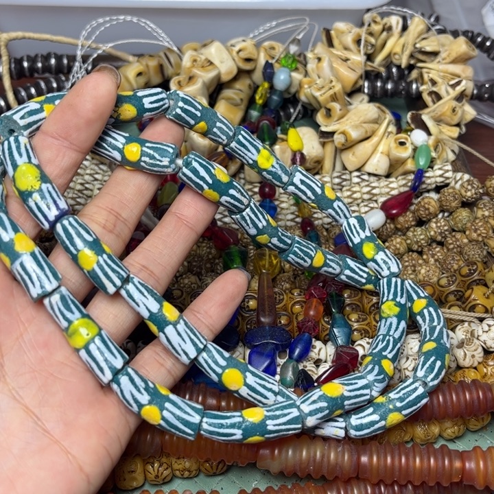 玻璃颈饰3923琉璃一条
