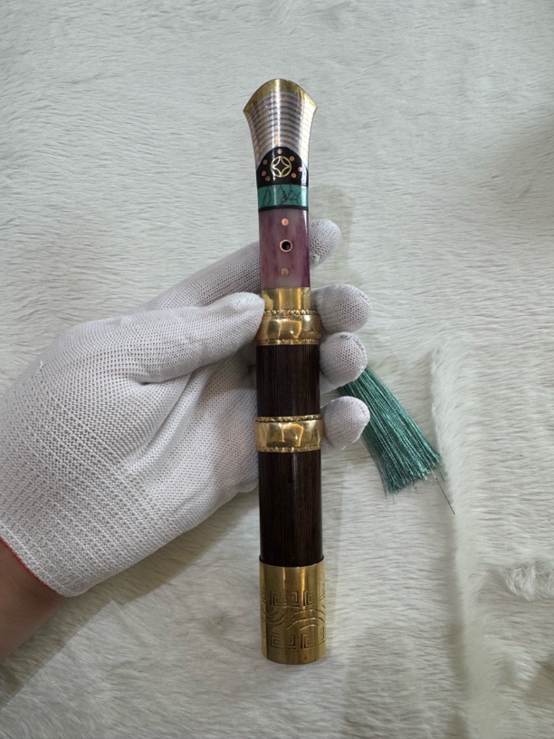 黑檀木鞘身大河家手工锻打吃肉小刀餐刀水果刀