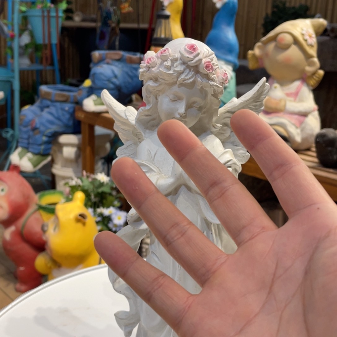 【闪购商品】树脂白色天使摆件