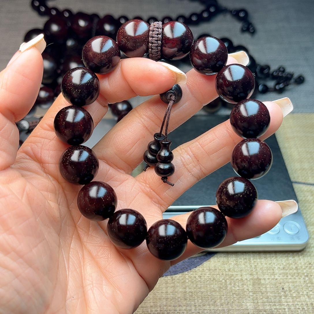 檀香紫檀（小叶紫檀）1.5 15颗 多星