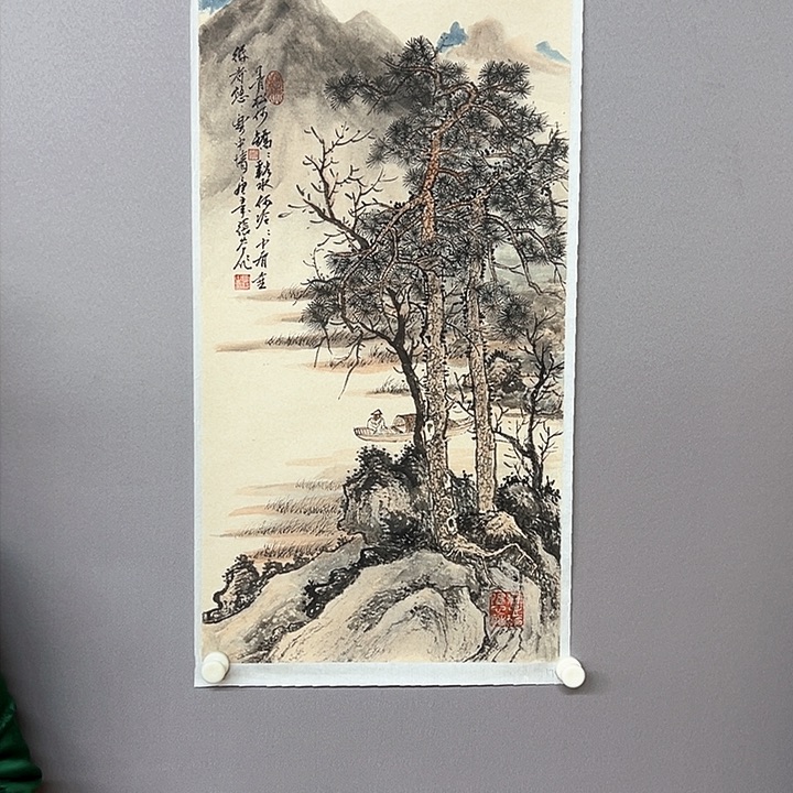 国画中美老师手绘国画作品