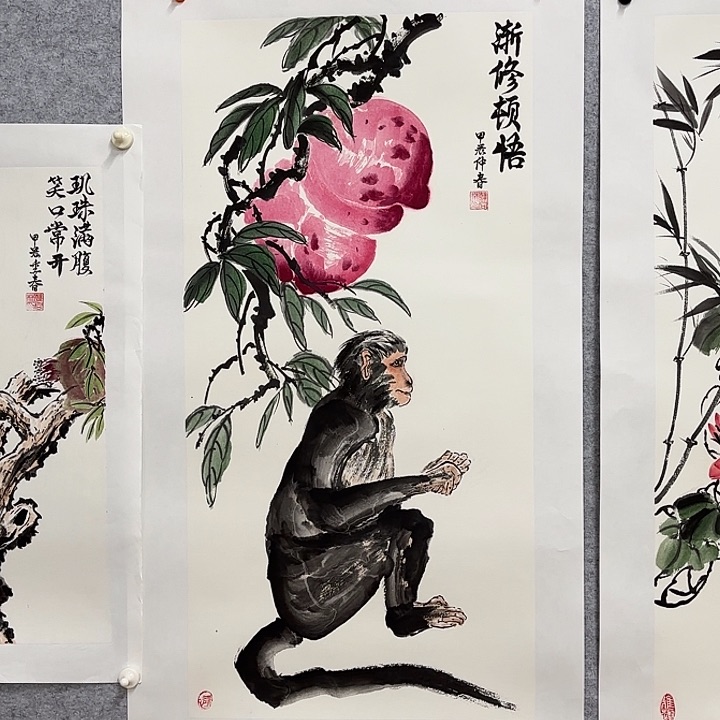 国画花鸟的翅膀是白色和100.50