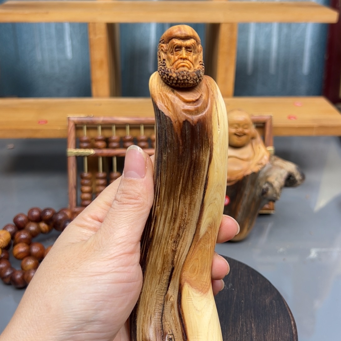 柏木崖柏木摆件手把件，47