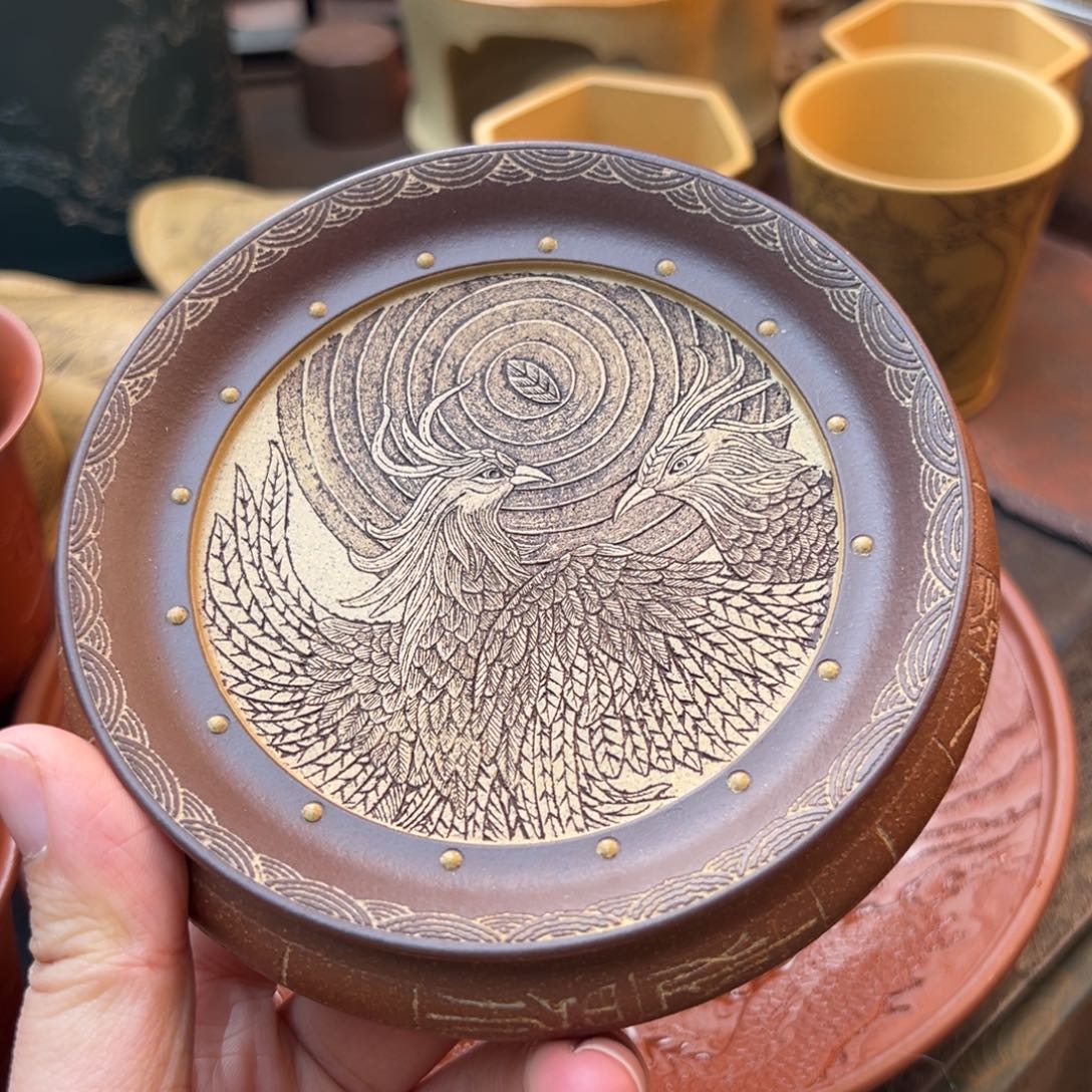 清***人茶壶紫砂紫砂主人杯