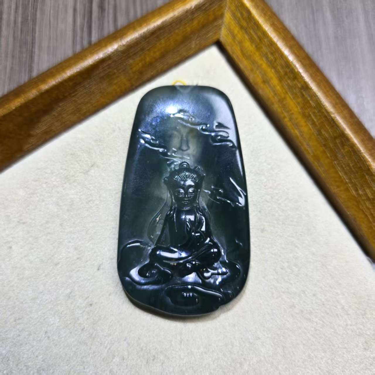 天然翡翠吊坠@@WS50220H009