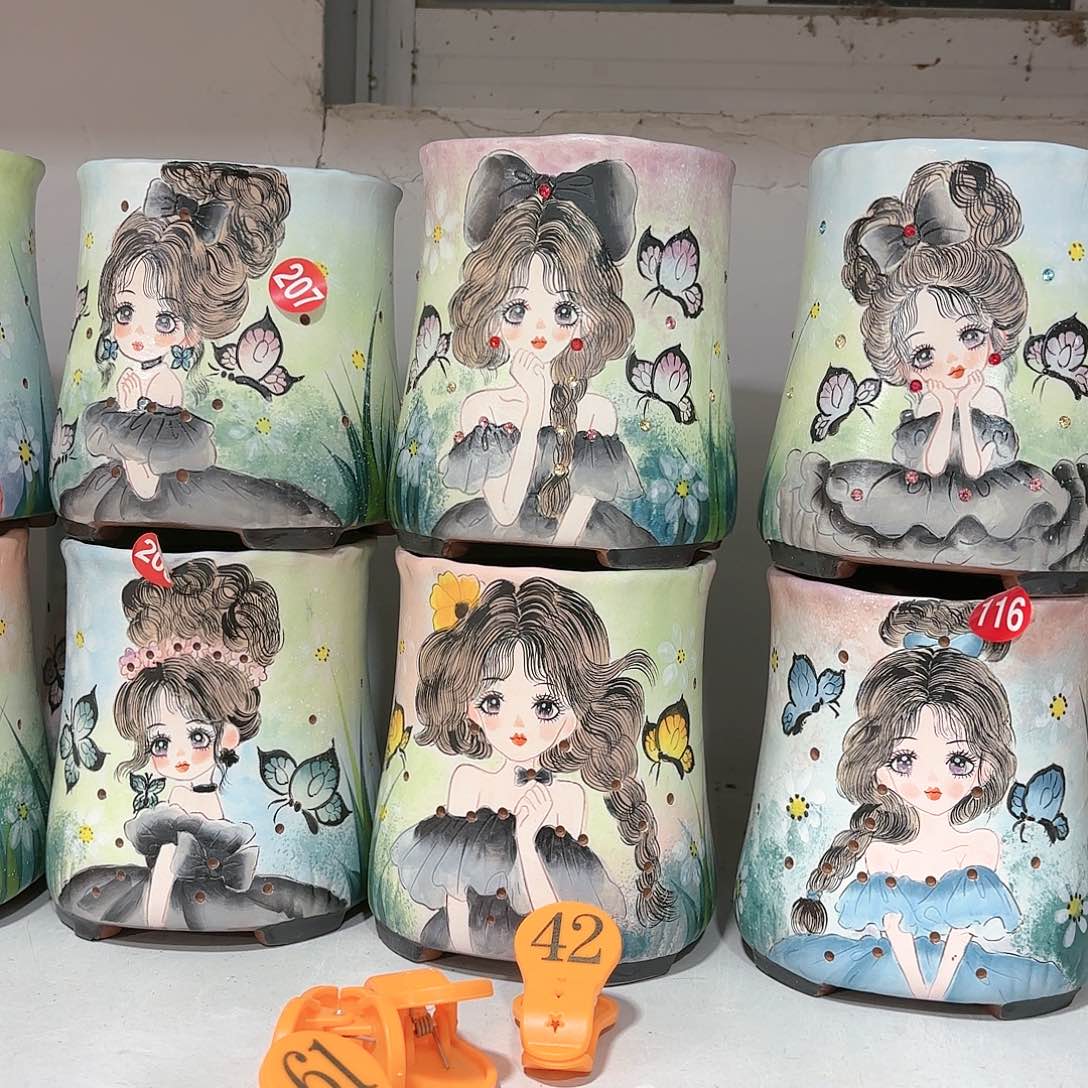 紫砂花盆R***a手工花盆默认微瑕