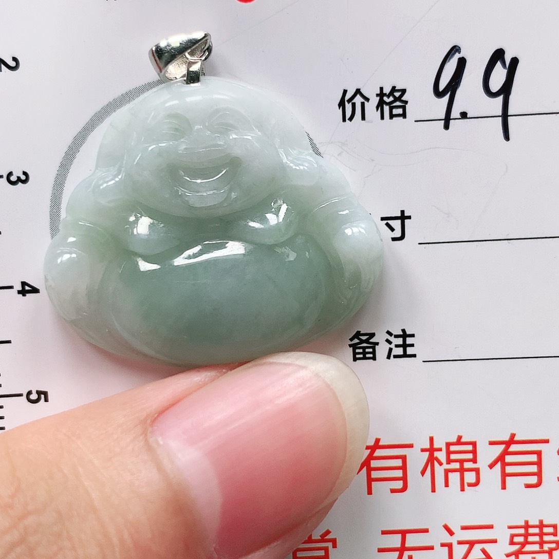 翡翠颈饰银S925镶嵌111111111