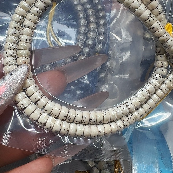 星月菩提手串503卓越半臂白星月菩提药片6-108