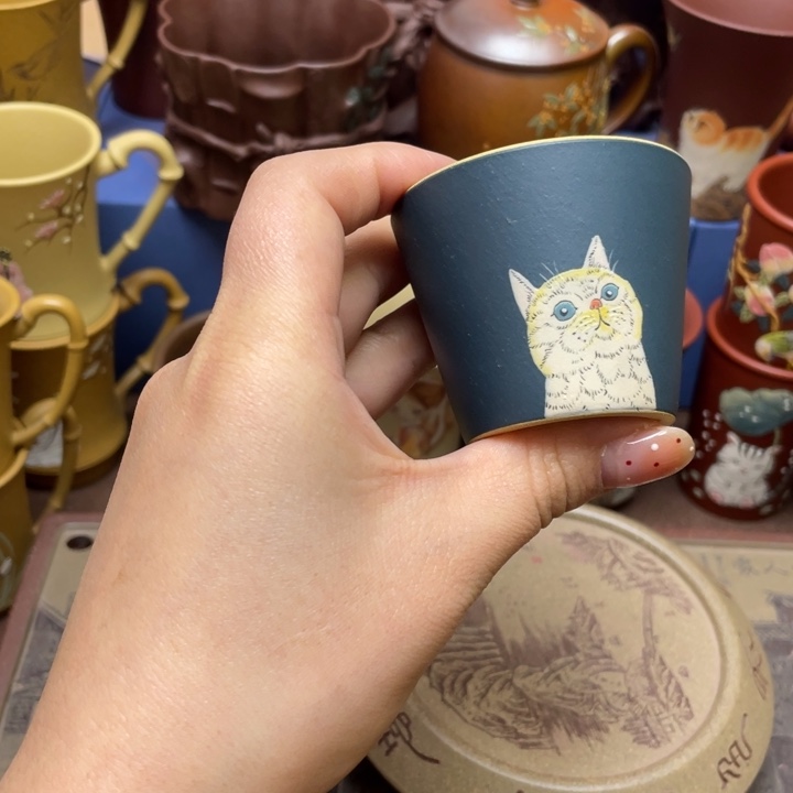 紫砂茶杯紫砂主人杯