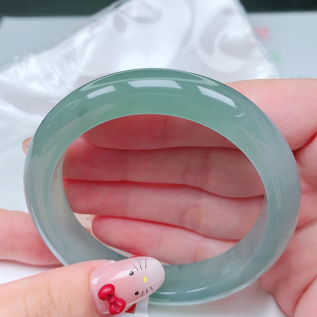 翡翠手镯未镶嵌53 53 53