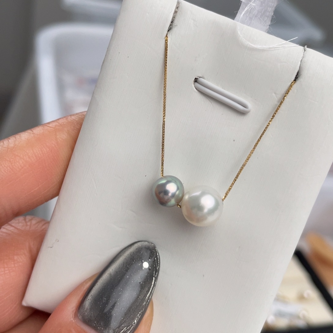 海水珍珠颈饰18K金镶嵌