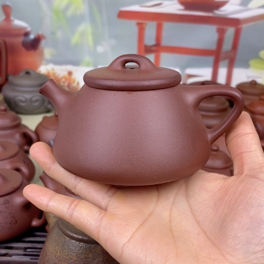 紫砂茶壶风釉180ccccc羊角山紫泥